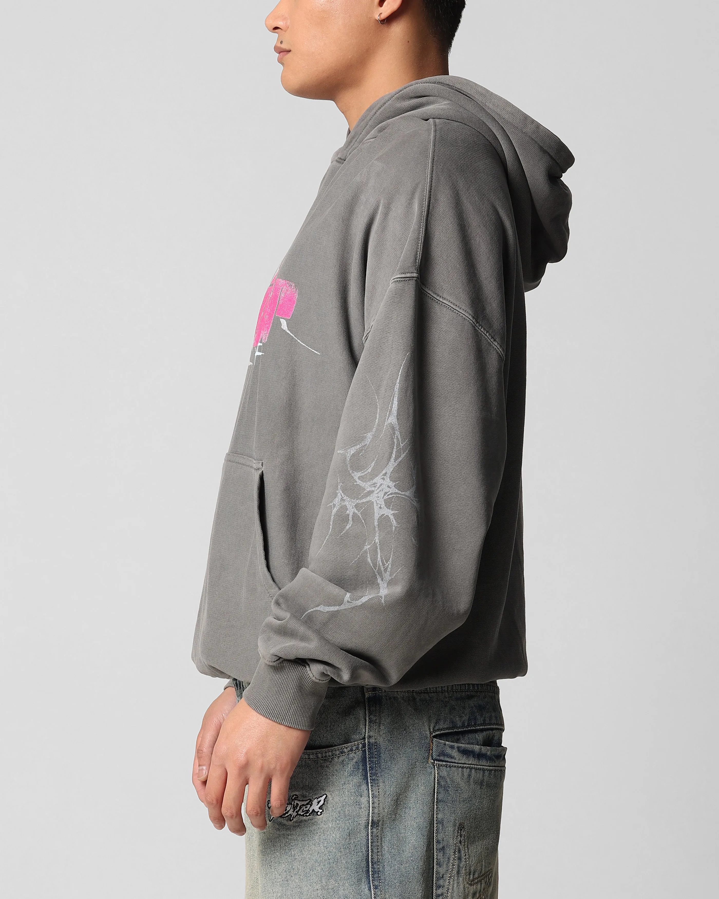 Loiter Neo Hoodie Washed Charcoal sold by Culture Kings product image thumbnail 5
