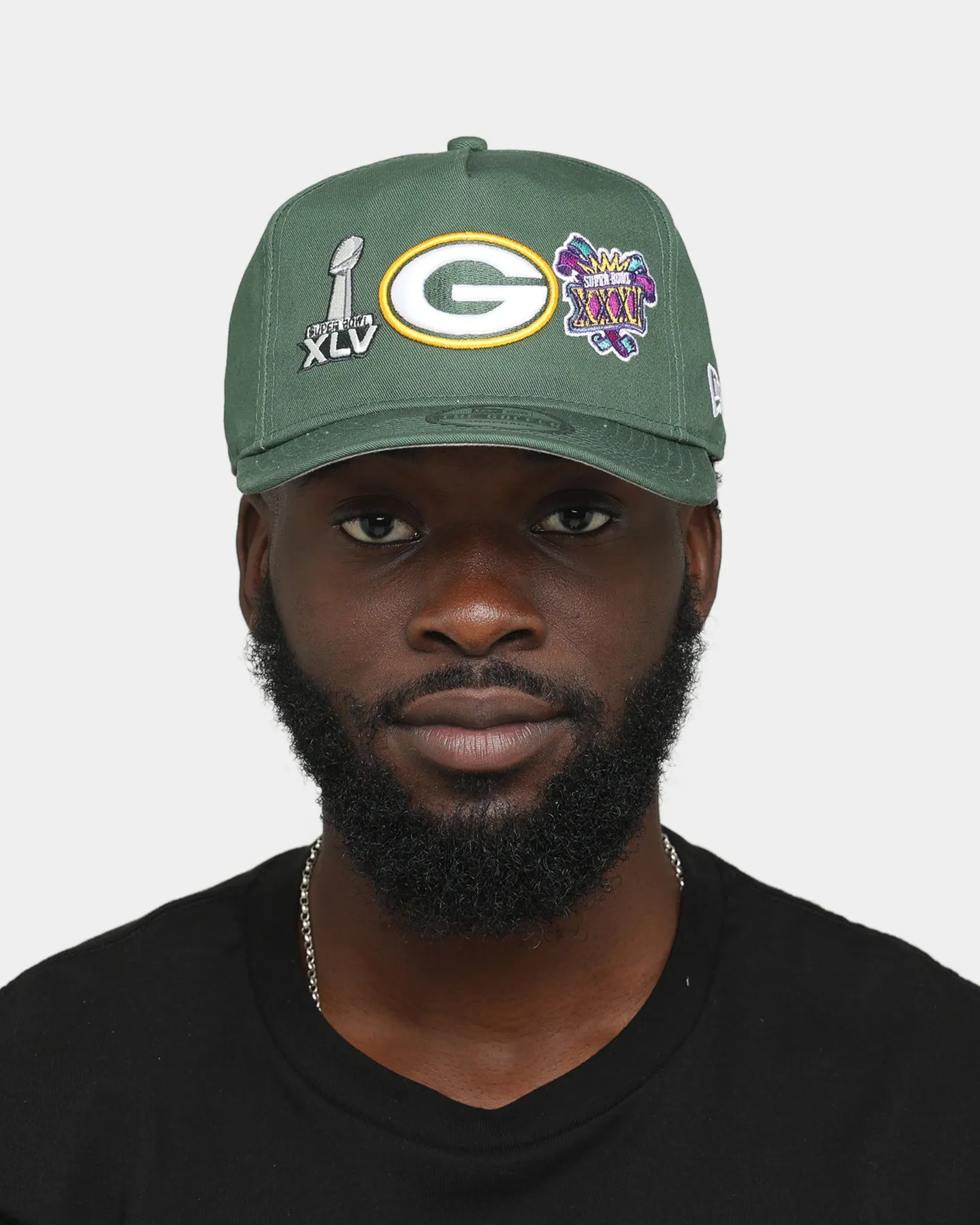 New Era Green Bay Packers 'Super Bowl Past Champions' Old Golfer Strapback Green sold by Culture Kings product image thumbnail 3