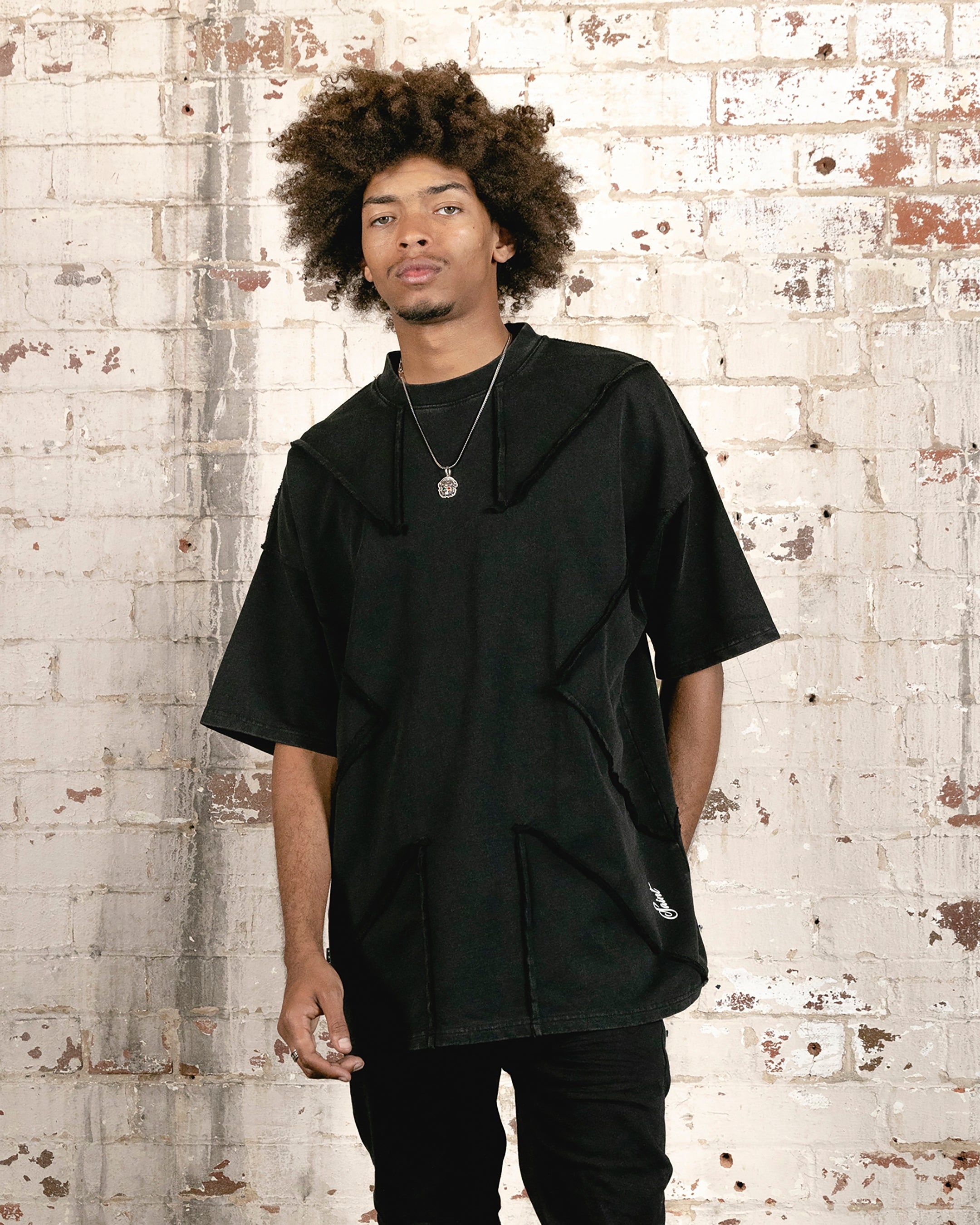 Saint Morta Deconstructed PSI Boxy Vintage T-Shirt Vintage Black sold by Culture Kings