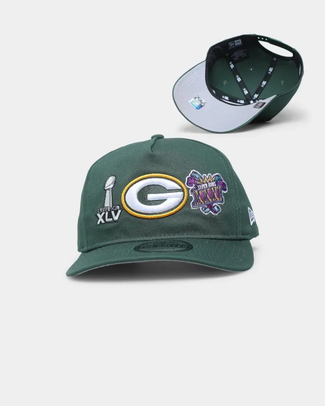 New Era Green Bay Packers 'Super Bowl Past Champions' Old Golfer Strapback Green sold by Culture Kings