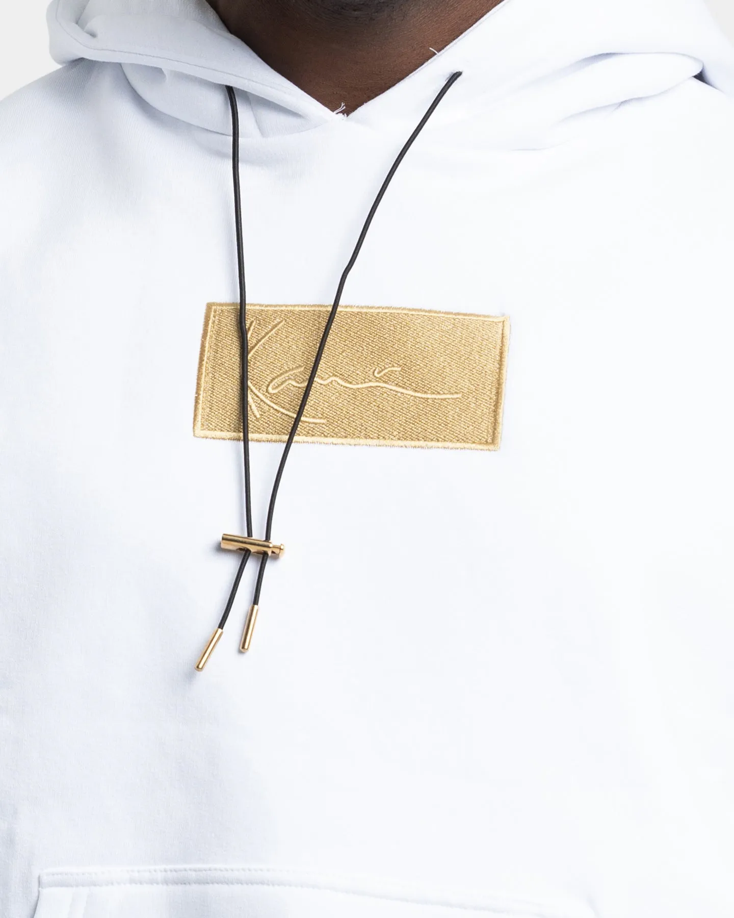 Karl Kani Signature Box Oversized Hoodie White sold by Culture Kings product image thumbnail 3