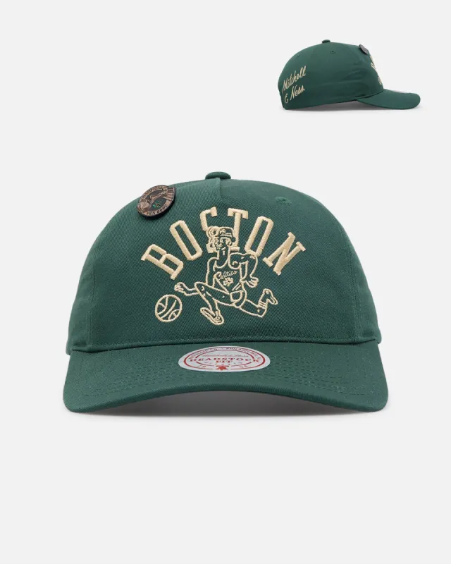 Mitchell & Ness Boston Celtics Dribble Original Deadstock Snapback Dark Green sold by Culture Kings