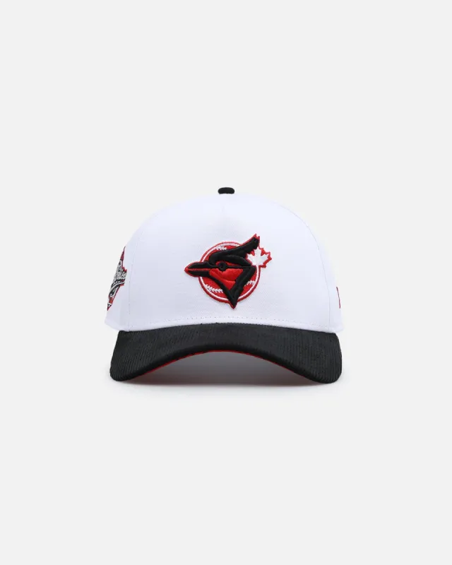 New Era Toronto Blue Jays 'Fire Red' 9FORTY A-Frame Snapback White/Black sold by Culture Kings