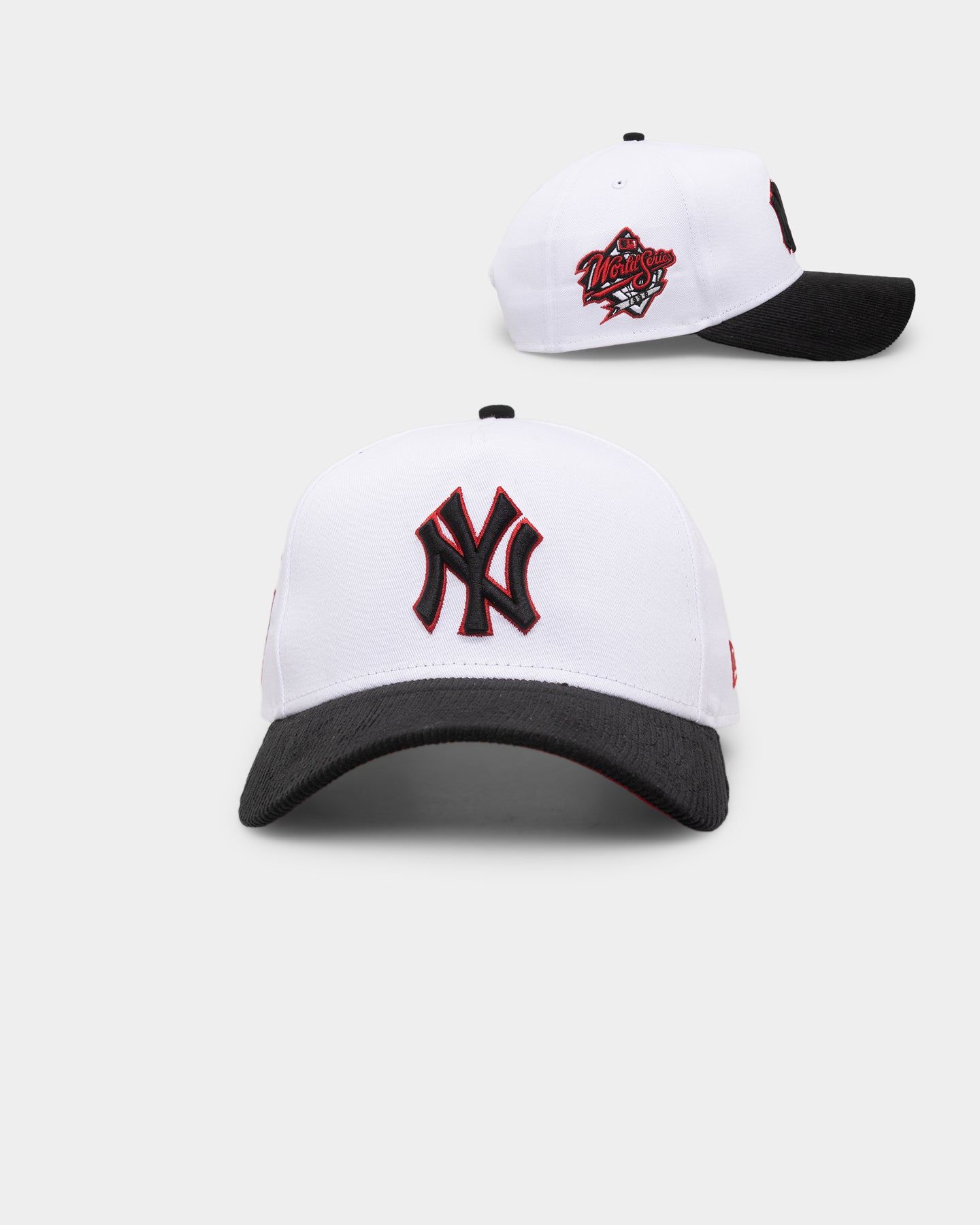 New Era New York Yankees 'Fire Red' 9FORTY A-Frame Snapback White/Black sold by Culture Kings
