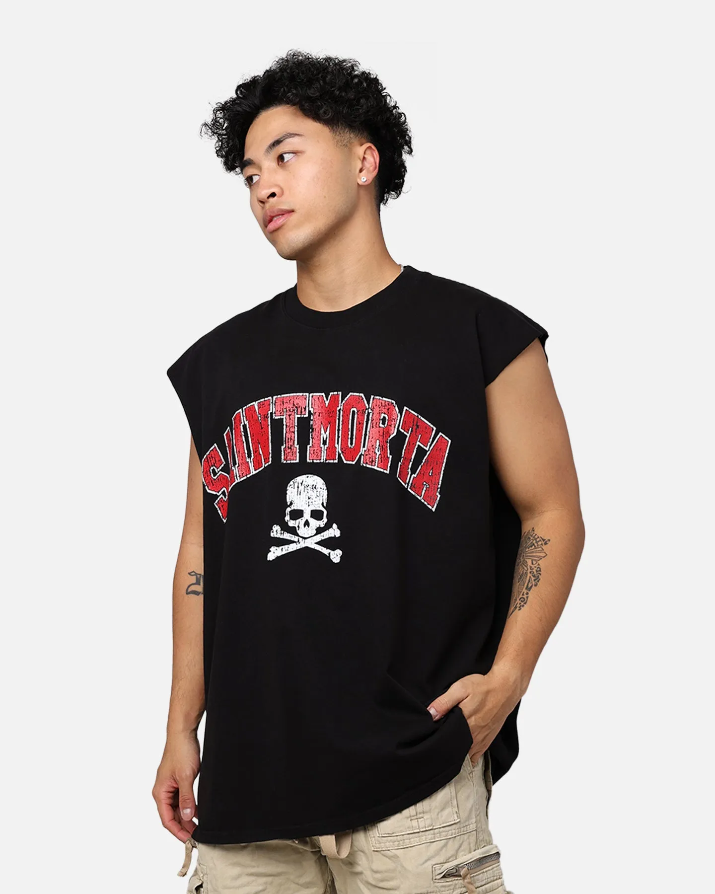 Saint Morta Members Club Muscle T-Shirt Black sold by Culture Kings