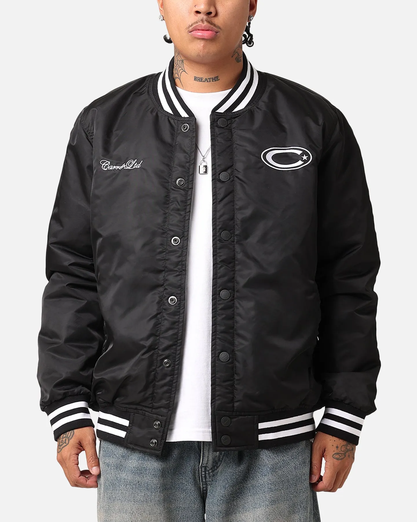 Carre MVC Varsity Jacket Black sold by Culture Kings