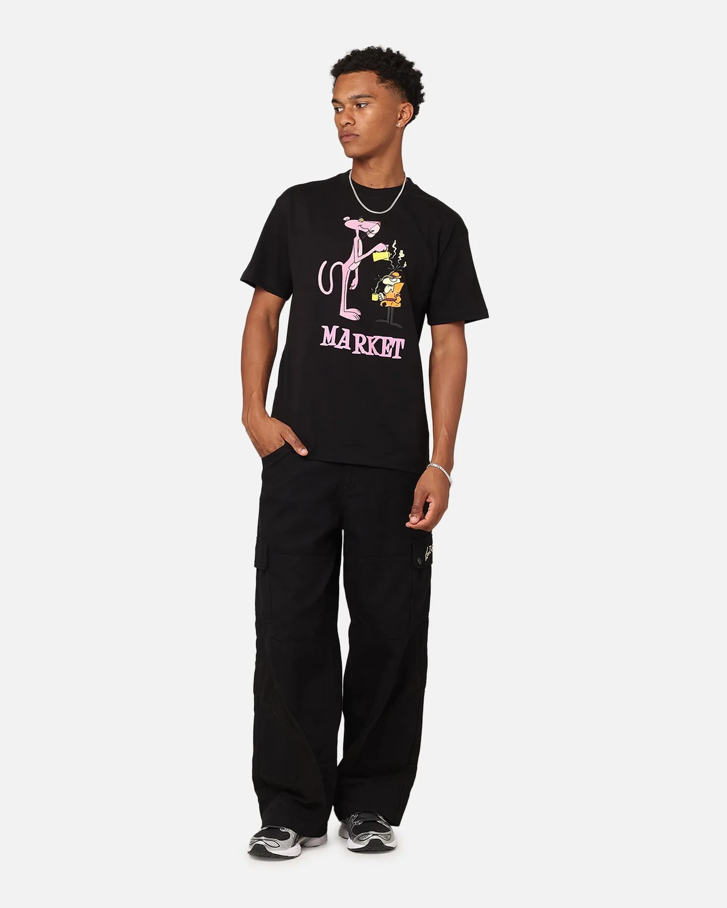 Market Pink Panther Pourover T-Shirt Black sold by Culture Kings product image thumbnail 2