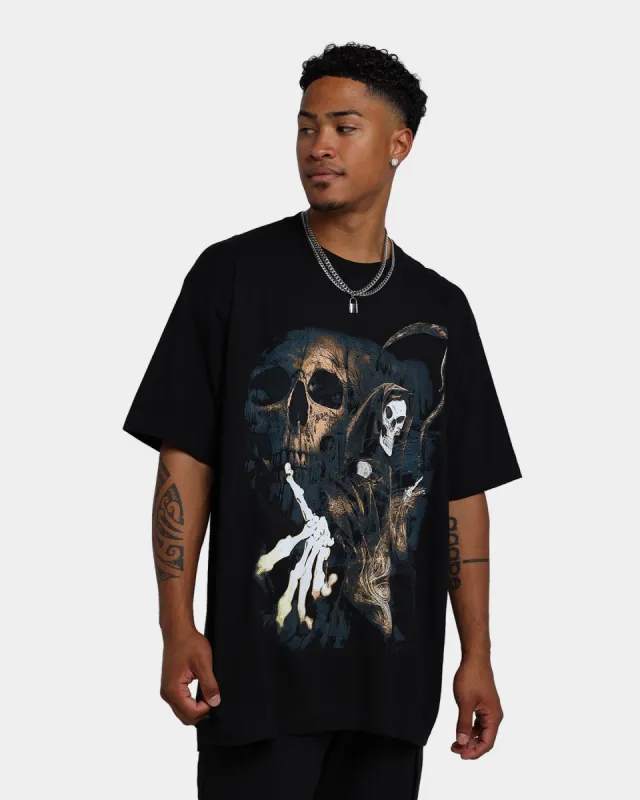 Rats Get Fat Fear The Reaper T-Shirt Black/Gold made by Culture Kings