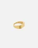 Saint Morta Adrian Bar Signet Ring Gold sold by Culture Kings