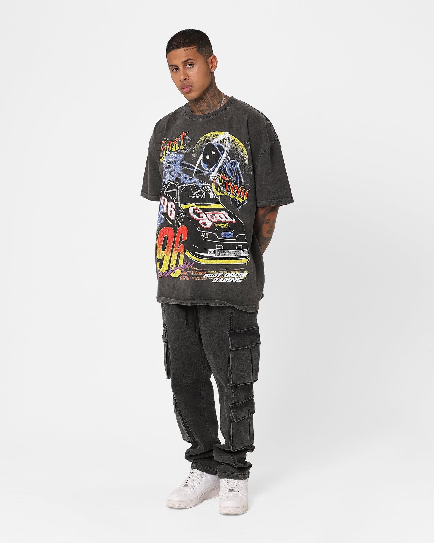 Goat Crew Black Magic #96 Heavyweight Vintage T-Shirt Black Wash sold by Culture Kings product image thumbnail 2