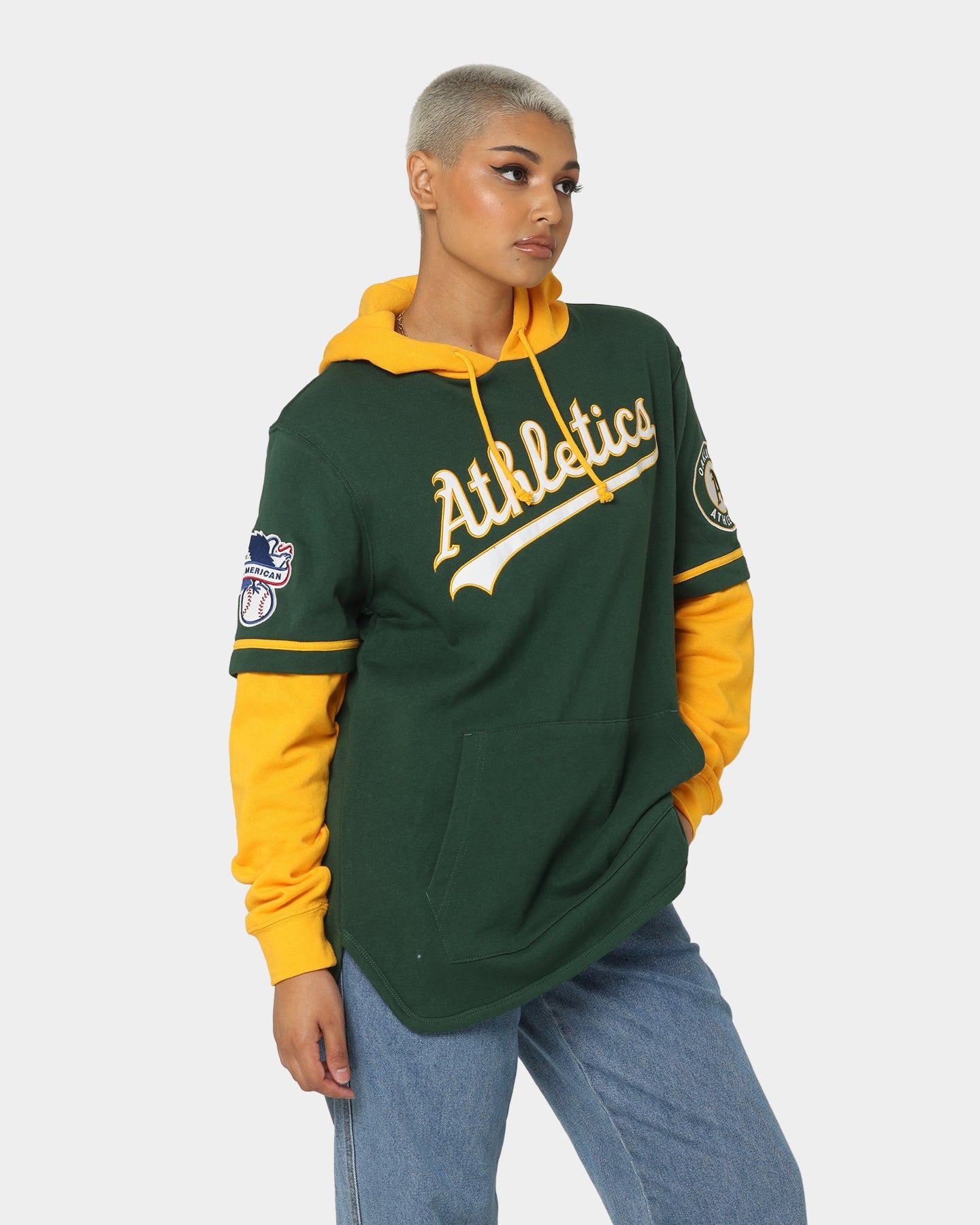 47 Brand Oakland Athletics Shortstop Hoodie Dark Green sold by Culture Kings product image thumbnail 5