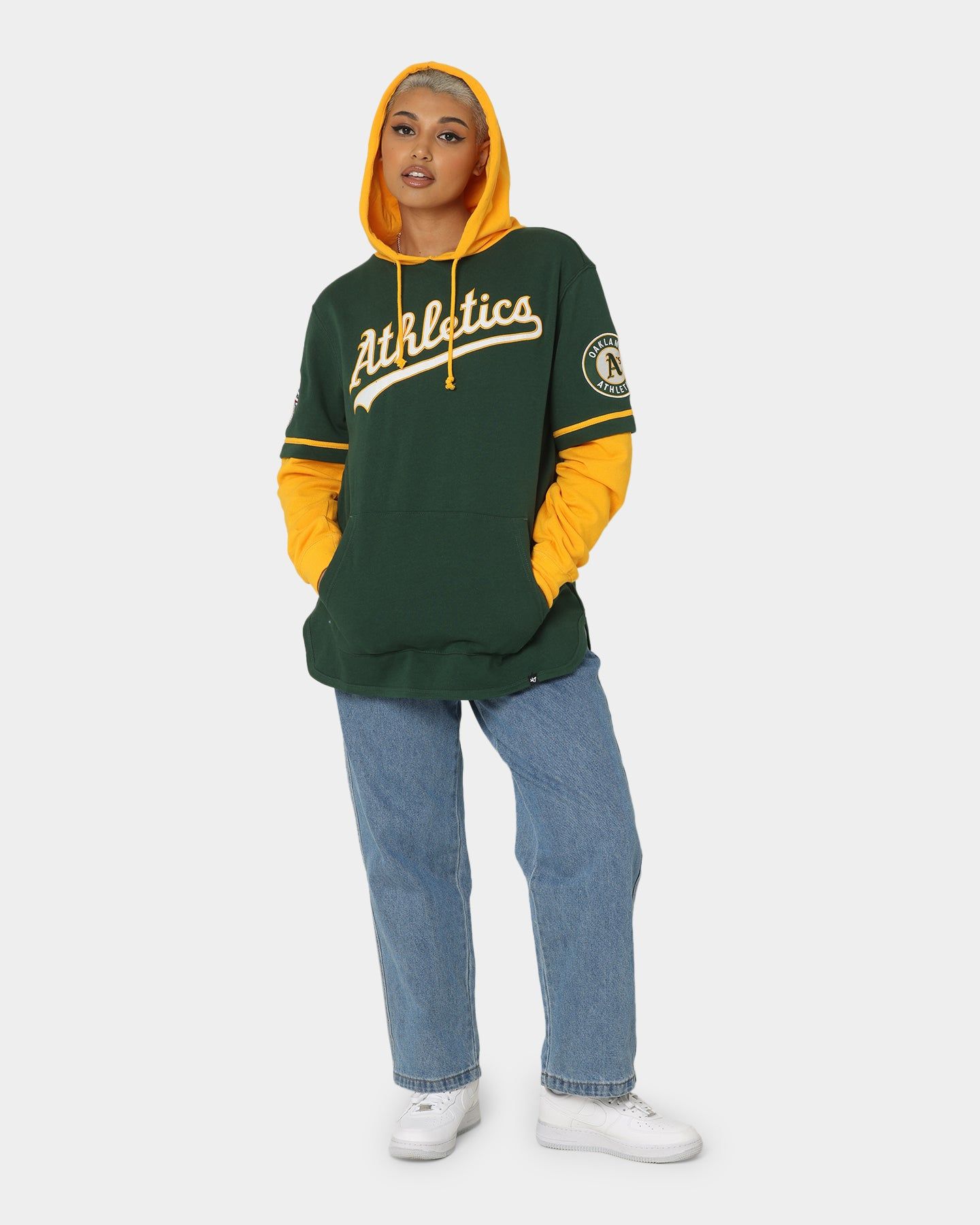 47 Brand Oakland Athletics Shortstop Hoodie Dark Green sold by Culture Kings product image thumbnail 2