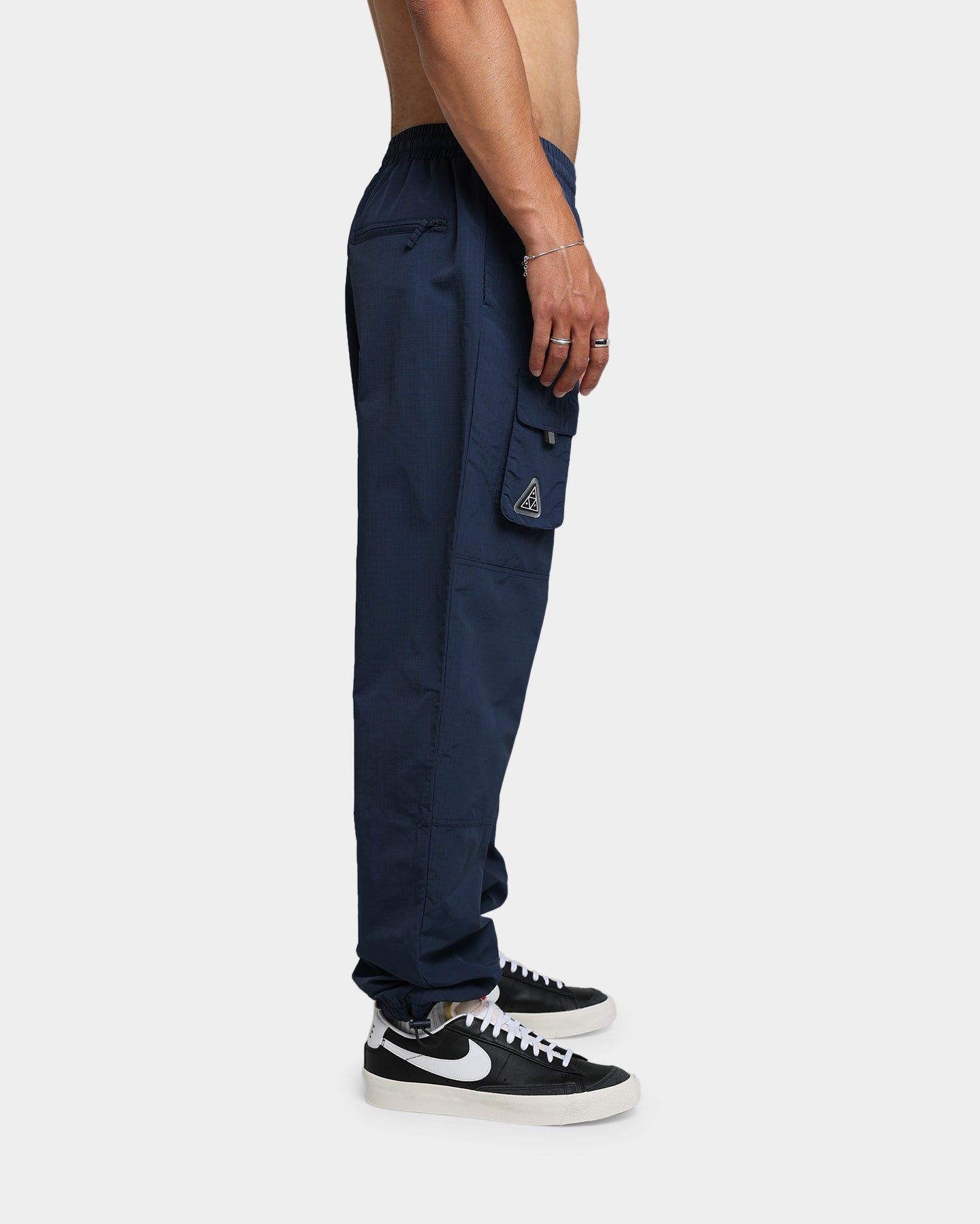 HUF Cinch Tech Pants Navy sold by Culture Kings product image thumbnail 5