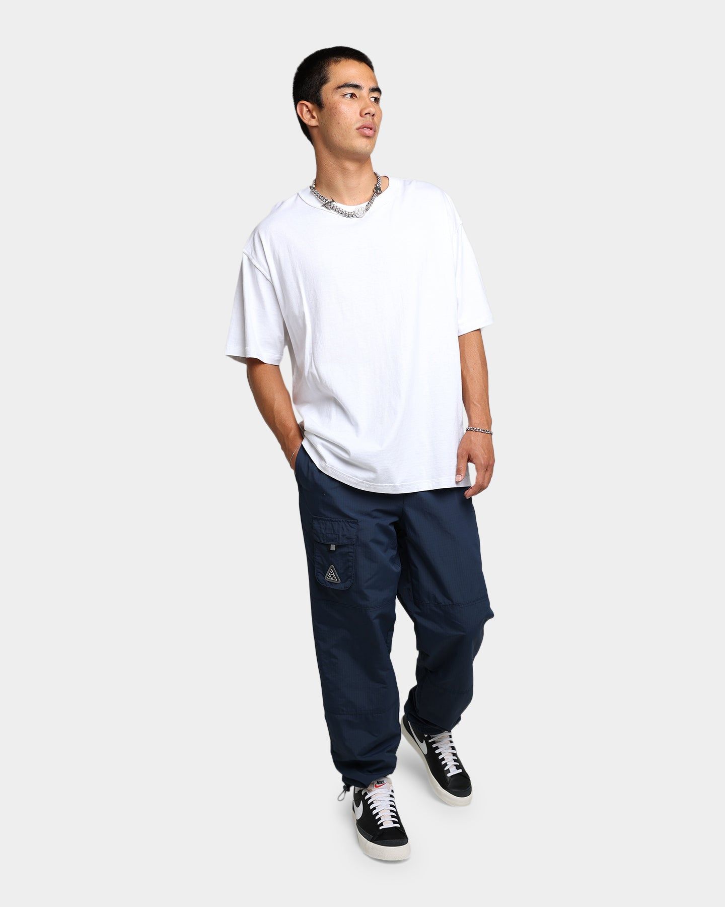 HUF Cinch Tech Pants Navy sold by Culture Kings product image thumbnail 2