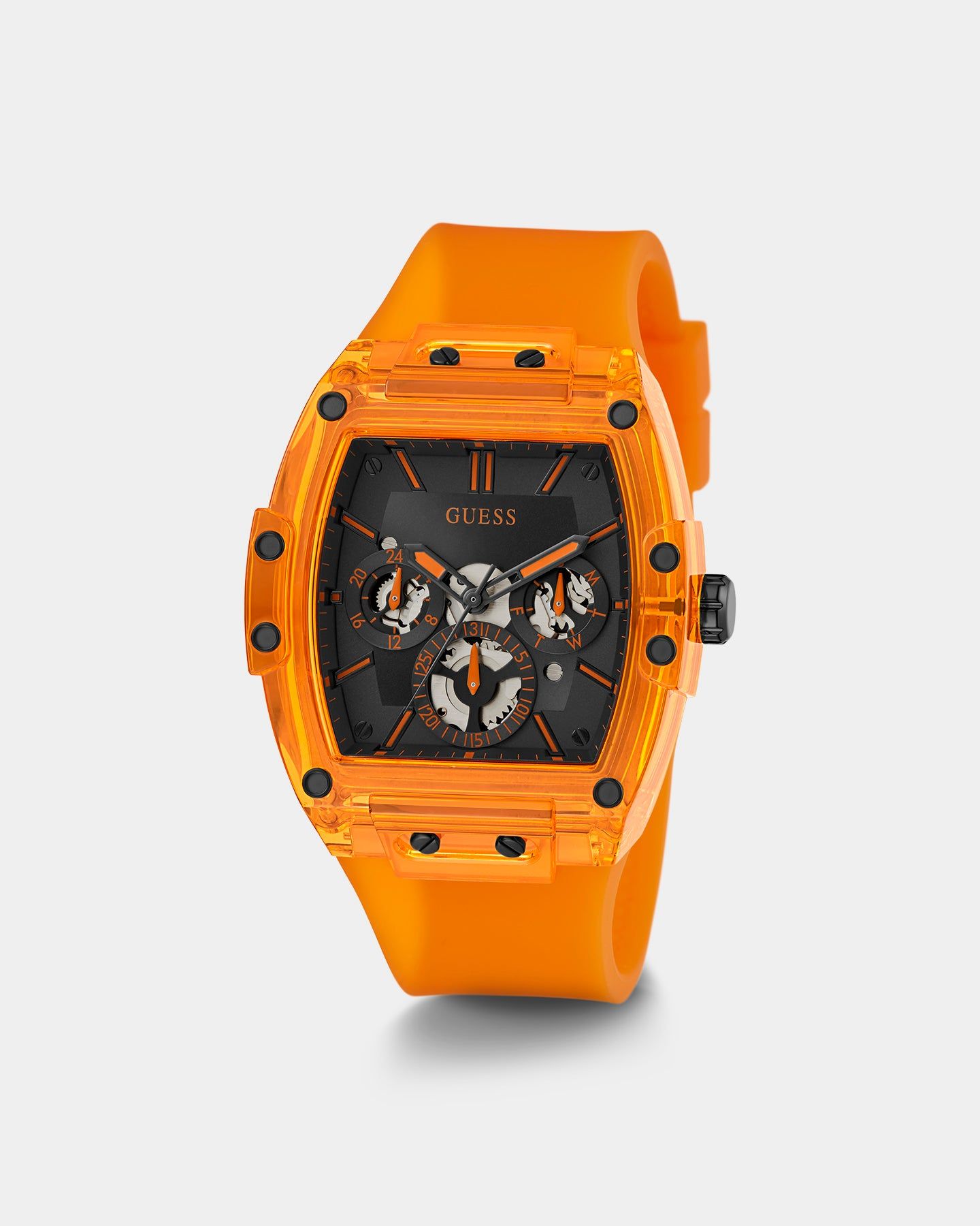 Guess Mainline Phoenix Watch Transparent Orange sold by Culture Kings product image thumbnail 2