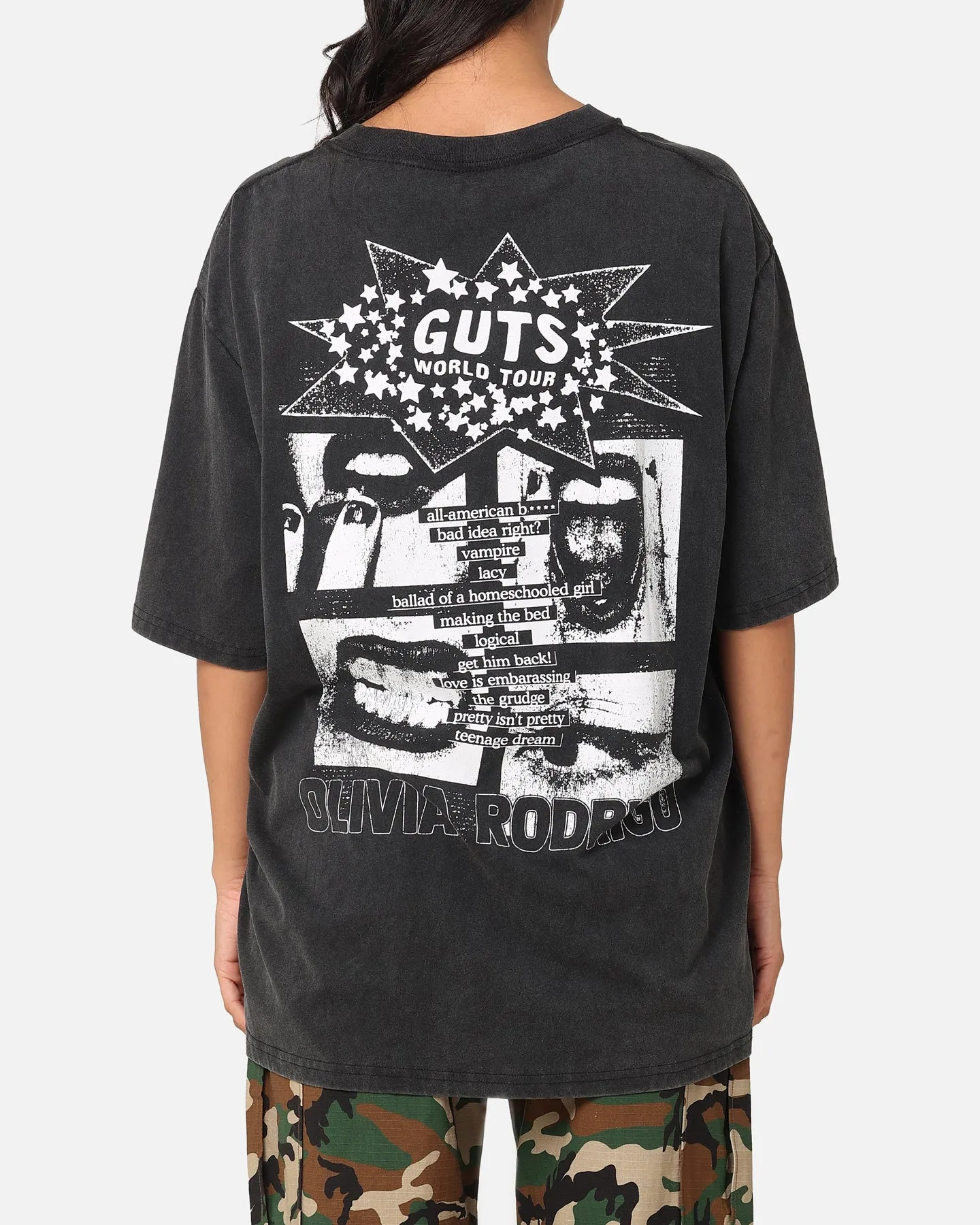 Bravado Olivia Rodrigo World Tour T-Shirt Washed Black sold by Culture Kings product image thumbnail 2