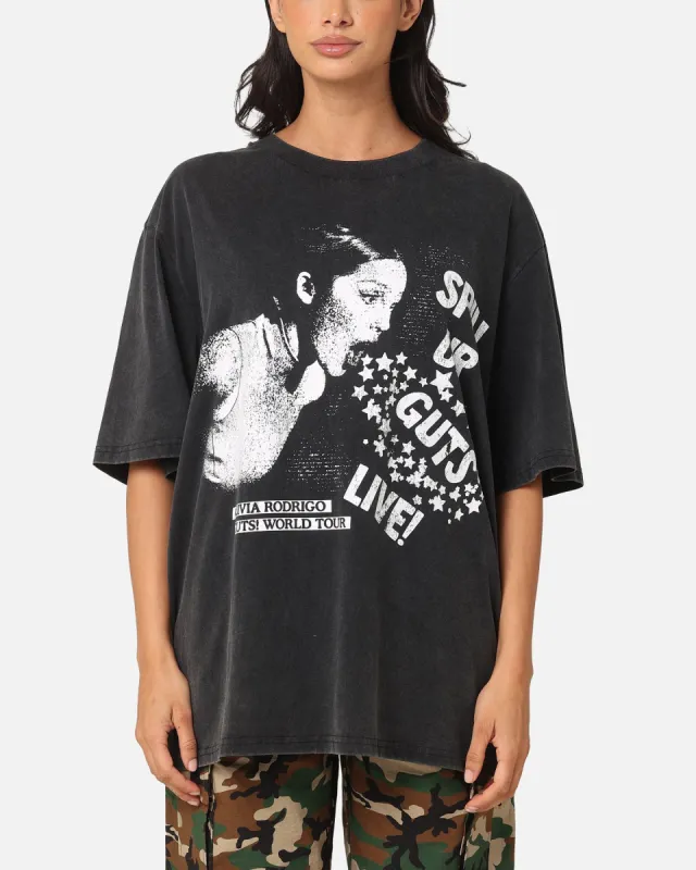 Bravado Olivia Rodrigo World Tour T-Shirt Washed Black sold by Culture Kings