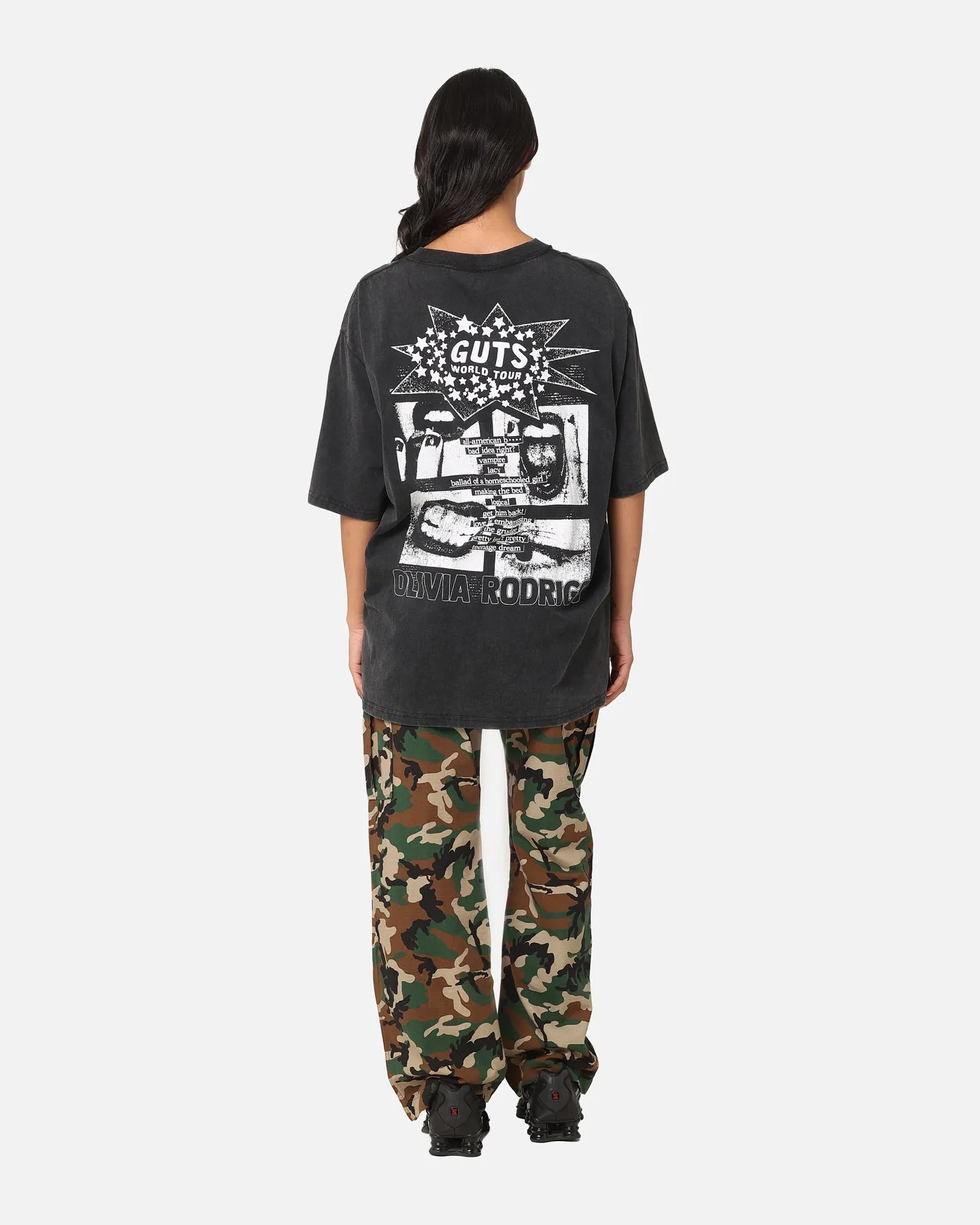 Bravado Olivia Rodrigo World Tour T-Shirt Washed Black sold by Culture Kings product image thumbnail 4