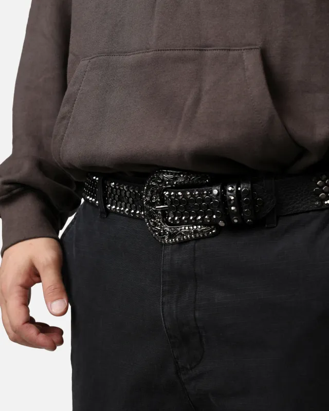 MNML Flathead Metal Studded Belt Black sold by Culture Kings