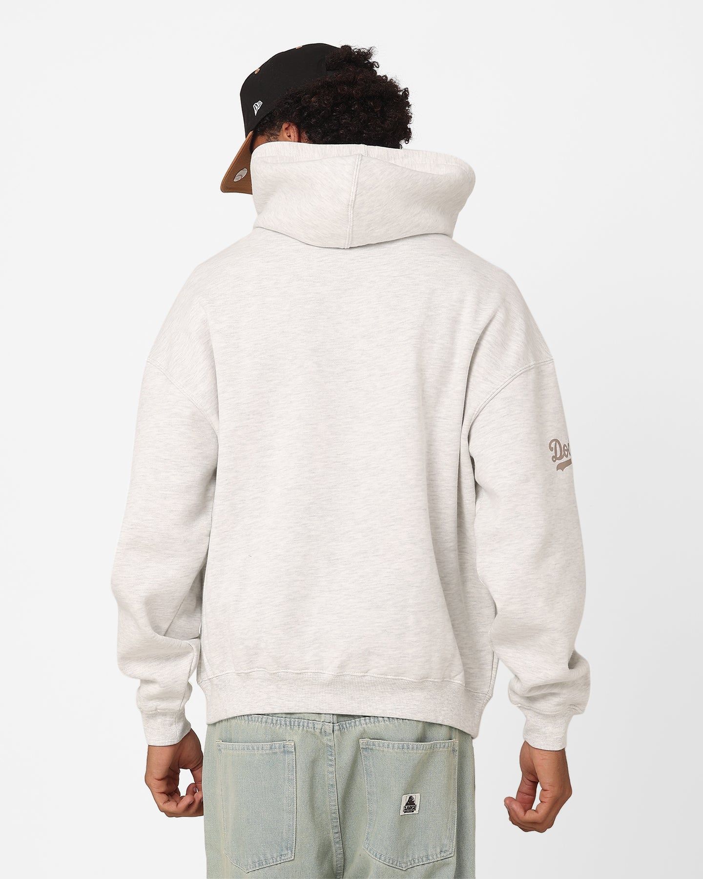 Majestic Athletic Los Angeles Dodgers Tonal Stark Hoodie Vintage White Marle sold by Culture Kings product image thumbnail 4