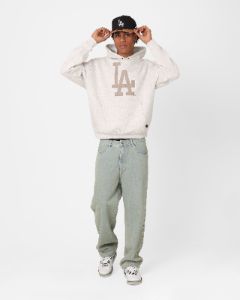 Majestic Athletic Los Angeles Dodgers Tonal Stark Hoodie Vintage White Marle sold by Culture Kings