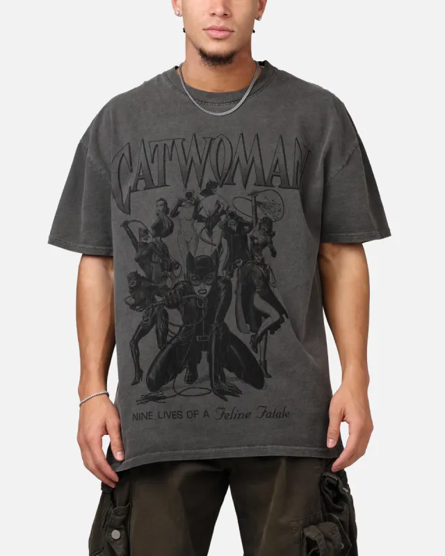 Goat Crew X DC Batman Catwoman Squad Heavyweight T-Shirt Black Wash sold by Culture Kings