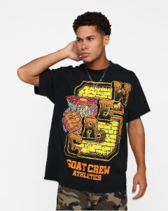 Goat Crew G.Crew Athletics T-Shirt Black Wash sold by Culture Kings