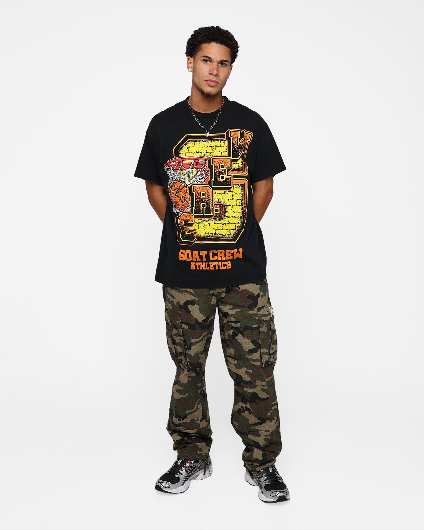 Goat Crew G.Crew Athletics T-Shirt Black Wash sold by Culture Kings product image thumbnail 2