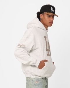 Majestic Athletic Los Angeles Dodgers Tonal Stark Hoodie Vintage White Marle sold by Culture Kings