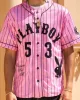 Playboy By Culture Kings Bunny Baseball Shirt Jersey Pink sold by Culture Kings
