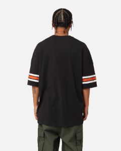 Majestic Athletic Cincinnati Bengals Vintage Sport Striped Sleeve T-Shirt Faded Black sold by Culture Kings