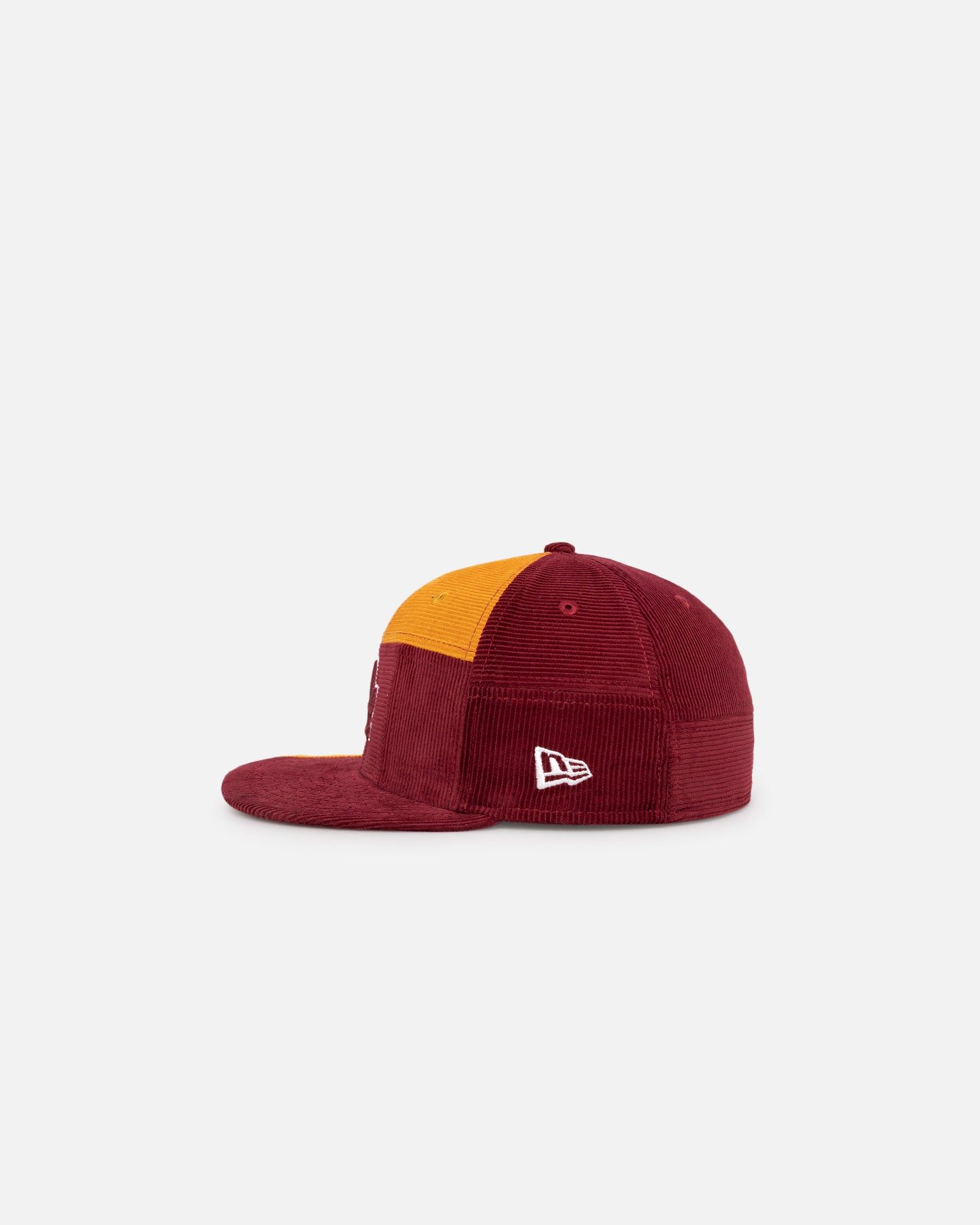 New Era Los Angeles Dodgers 'Maroon Patchwork Corduroy' 59FIFTY Fitted Maroon/Yellow sold by Culture Kings product image thumbnail 5