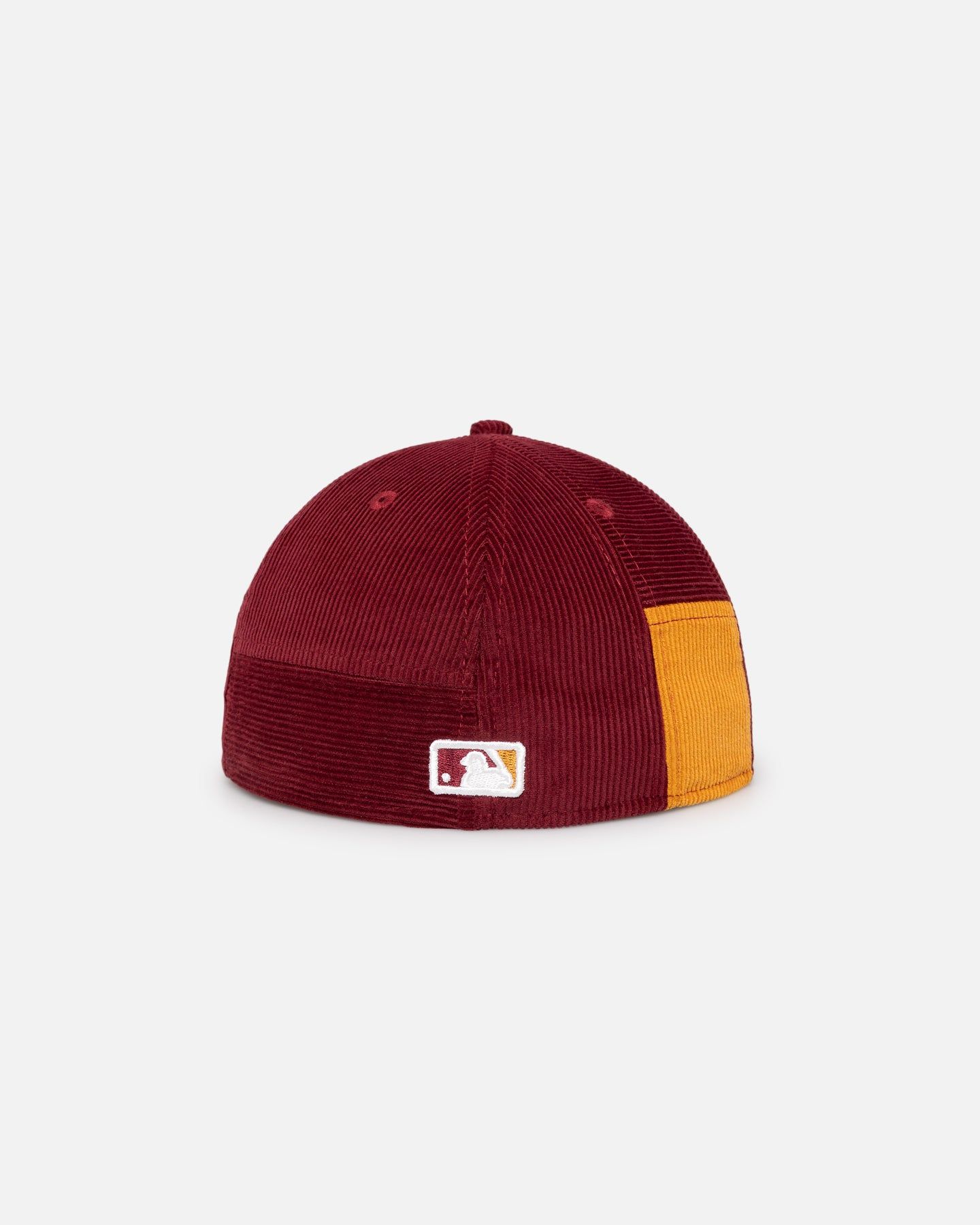 New Era Los Angeles Dodgers 'Maroon Patchwork Corduroy' 59FIFTY Fitted Maroon/Yellow sold by Culture Kings product image thumbnail 3