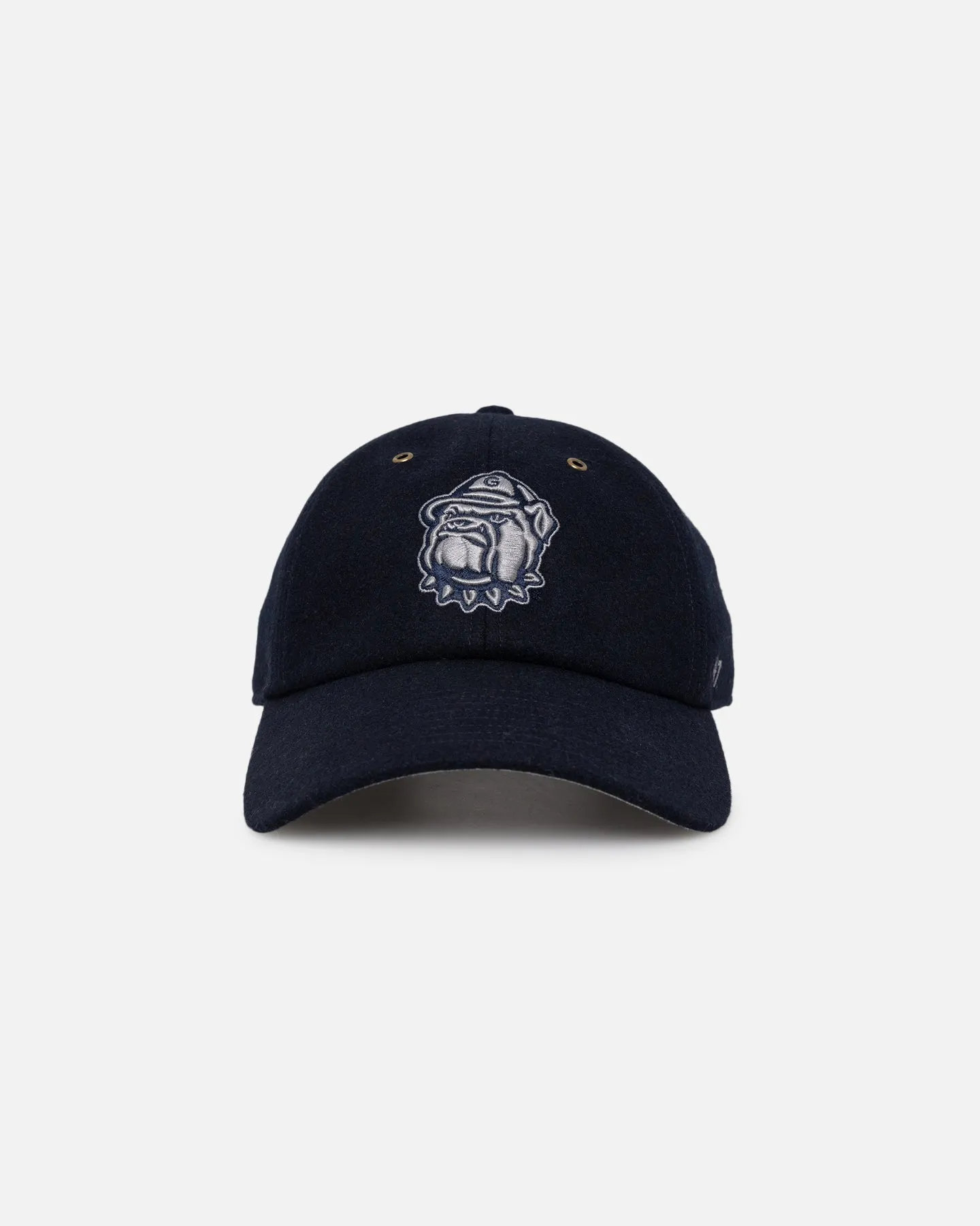 47 Brand Georgetown Hoyas Wooly Clean Up Strapback Navy sold by Culture Kings