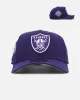 New Era Las Vegas Raiders 'Polychromatic' 9FORTY A-Frame Snapback Purple sold by Culture Kings