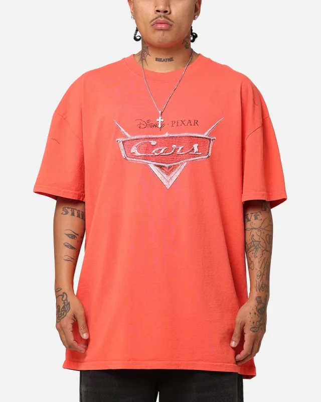 Vintage American Thrift Disney Pixar Cars Heavyweight T-Shirt Red sold by Culture Kings