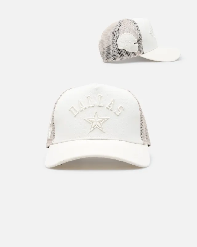 Pro Standard Dallas Cowboys Pinch Front Trucker Snapback Eggshell sold by Culture Kings