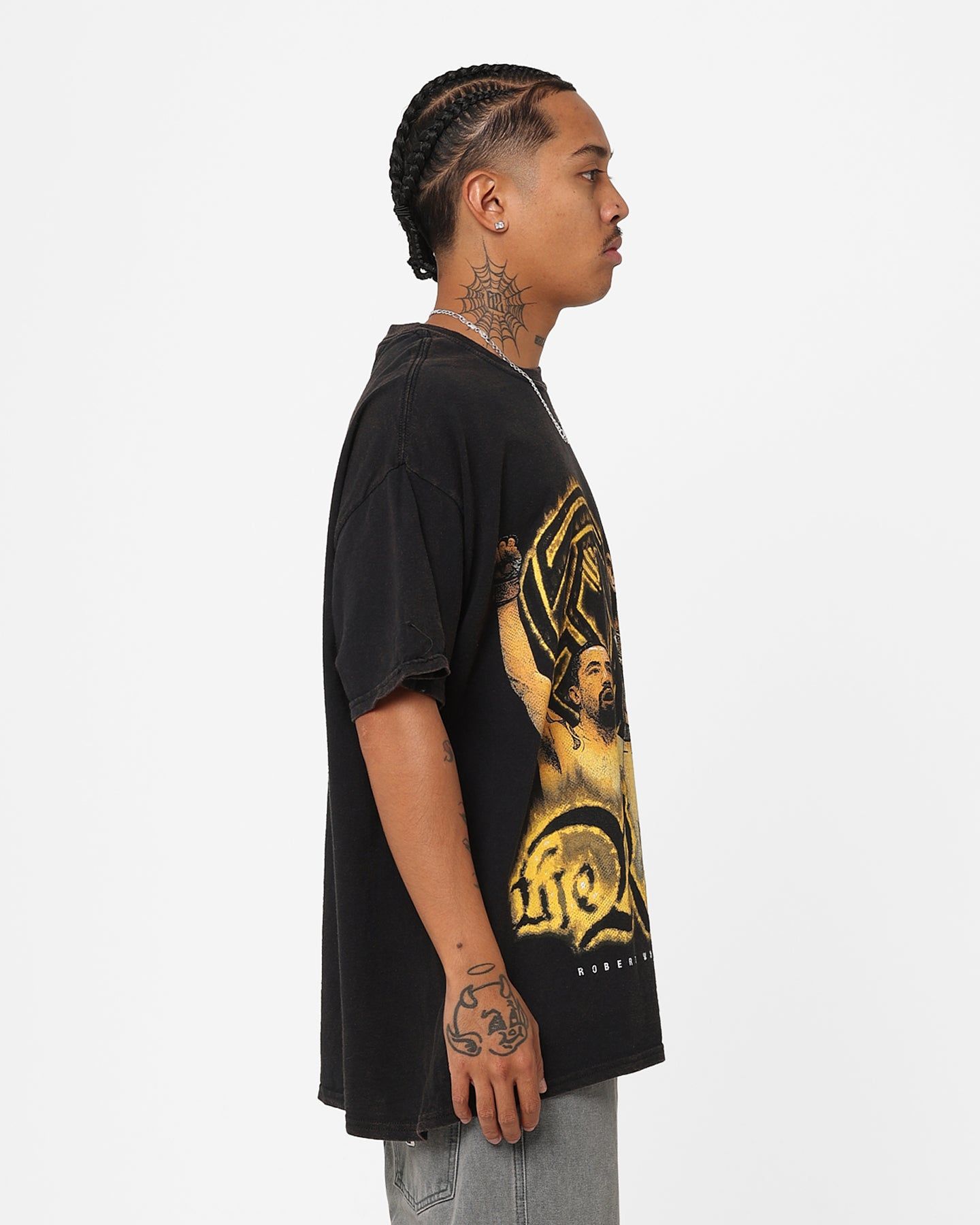 Goat Crew X Rob The Reaper T-Shirt Black Wash sold by Culture Kings product image thumbnail 3