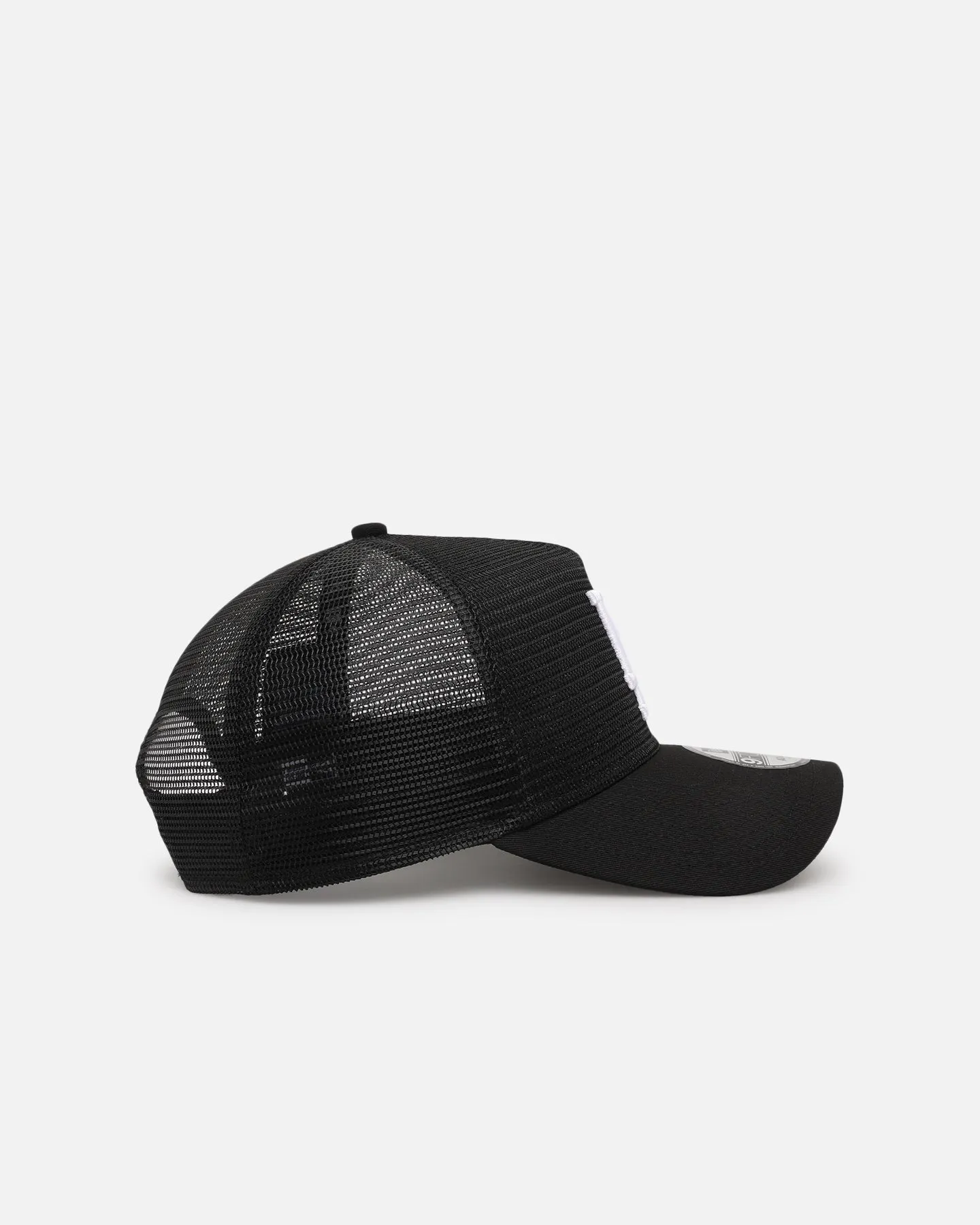 New Era Los Angeles Dodgers 'Black All Over Mesh' 9FORTY A-Frame Trucker Snapback Black Rigid/Black sold by Culture Kings product image thumbnail 3