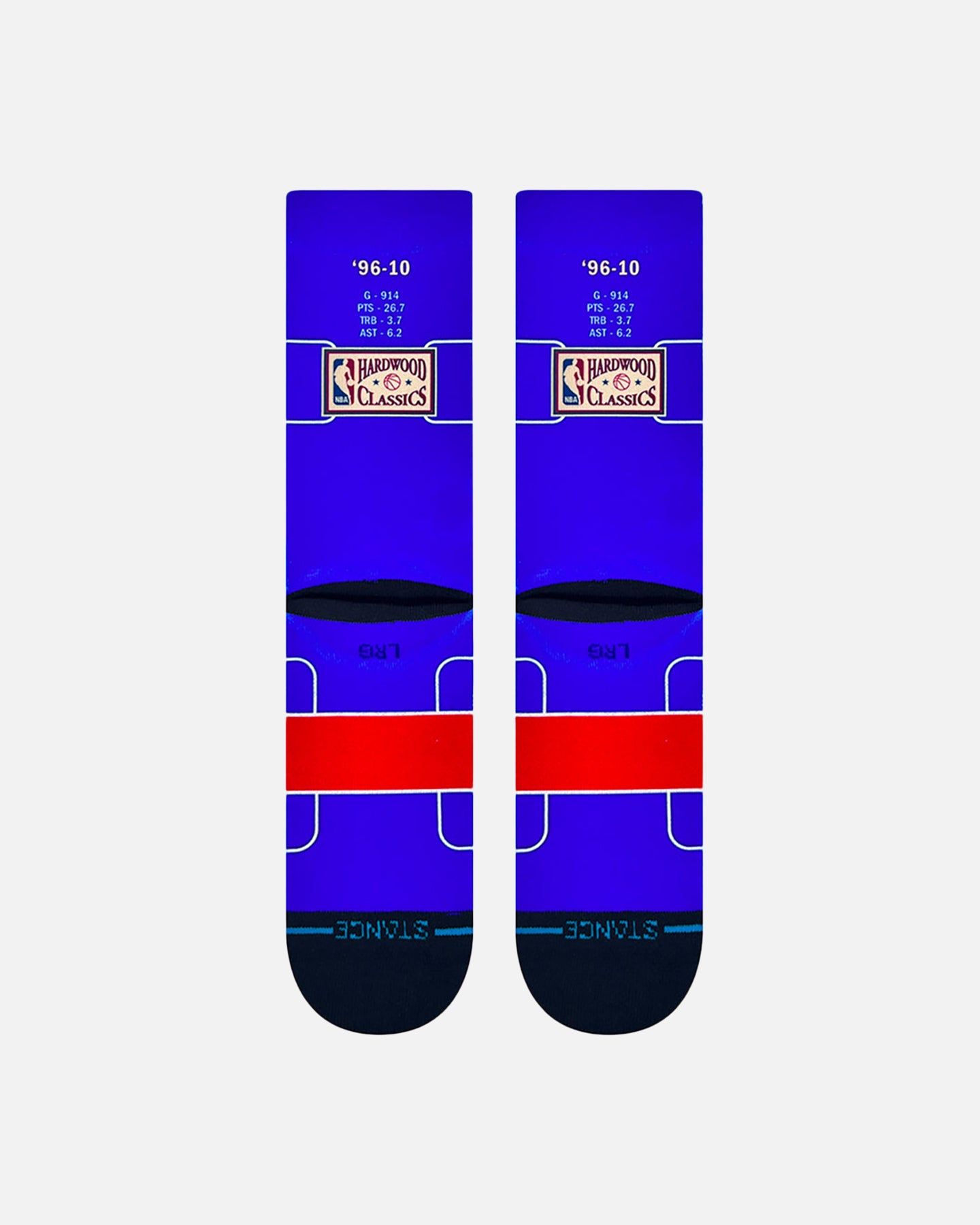 Stance X NBA Philadelphia 76ers Allen Iverson Retro Bighead Crewcut Socks Multi sold by Culture Kings product image thumbnail 3