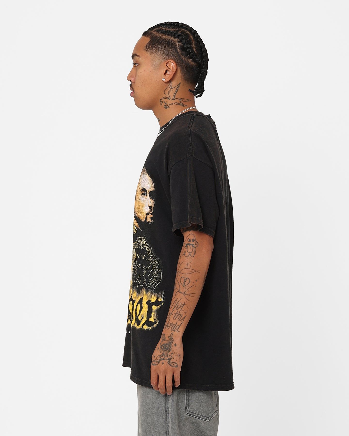 Goat Crew X Rob The Reaper T-Shirt Black Wash sold by Culture Kings product image thumbnail 4