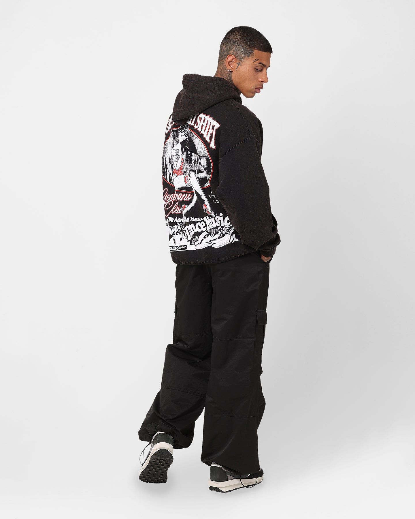 The Night Shift Gentlemen's Club Vintage Hoodie Black Wash sold by Culture Kings product image thumbnail 3