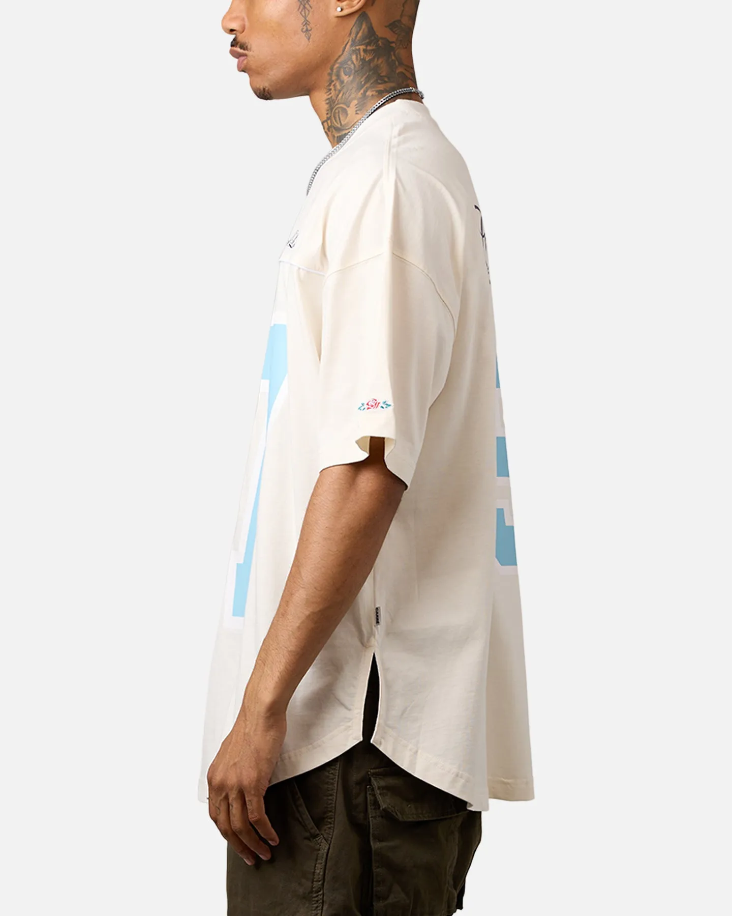 Carre Hitta Grid Iron T-Shirt Off White sold by Culture Kings product image thumbnail 5