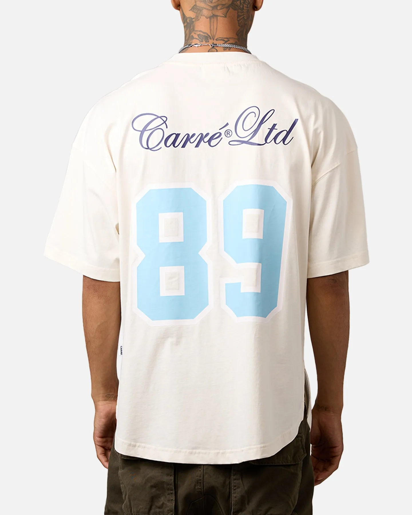 Carre Hitta Grid Iron T-Shirt Off White sold by Culture Kings product image thumbnail 2