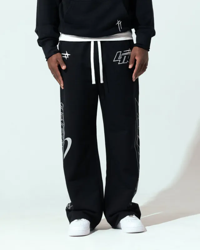 Loiter Runaway Track Pants Black sold by Culture Kings