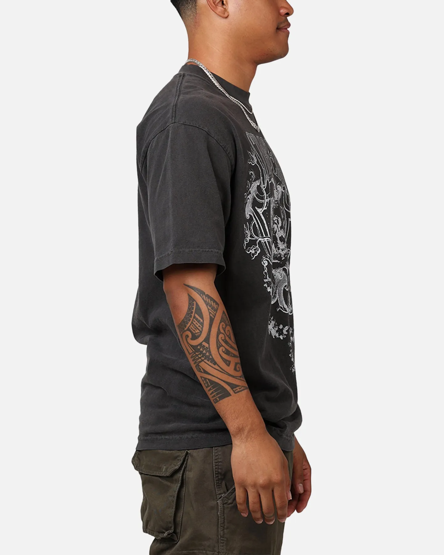 Strawberry Badge T-Shirt Vintage Black sold by Culture Kings product image thumbnail 4