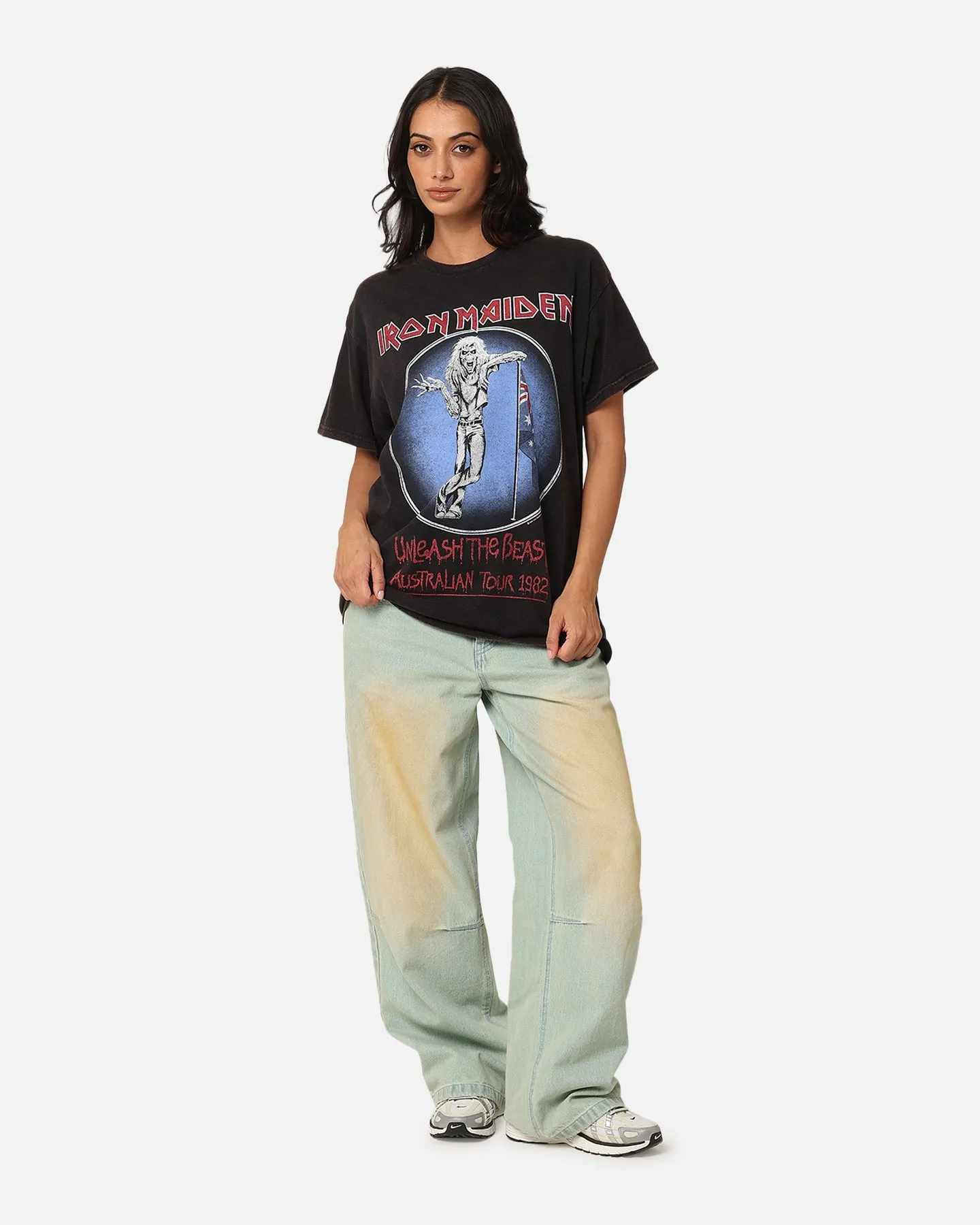 Iron Maiden Unleash Tour Vintage T-Shirt Black Vintage sold by Culture Kings product image thumbnail 3