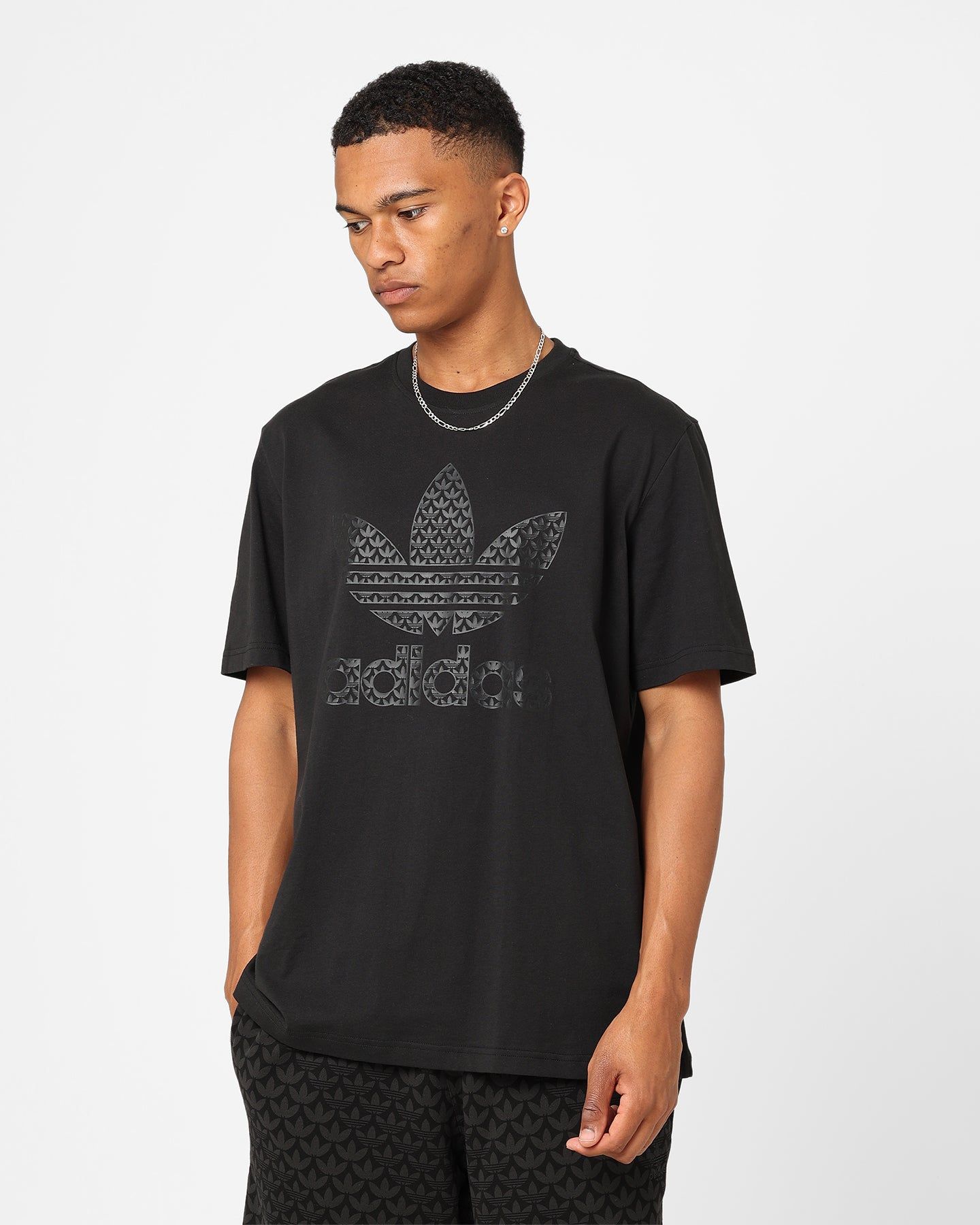 Adidas Adicolour Graphics Monogram T-Shirt Black sold by Culture Kings