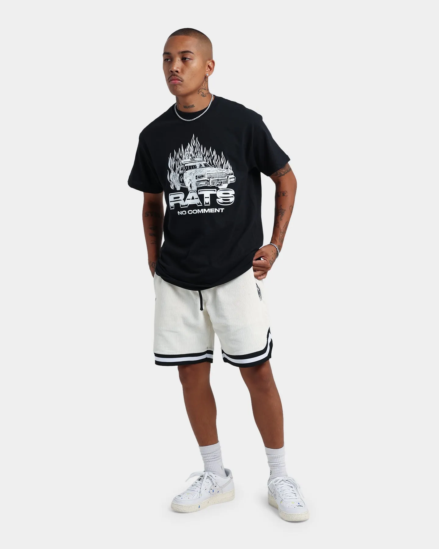 Rats Get Fat No Comment T-Shirt Black sold by Culture Kings product image thumbnail 2