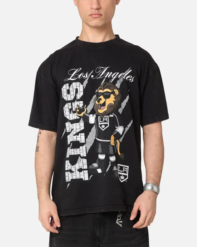 Culture Kings Los Angeles Kings Heavy T-Shirt Black Acidwash made by Culture Kings
